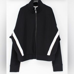 SPANX AirEssentials Track Jacket NWT Black & White size XL